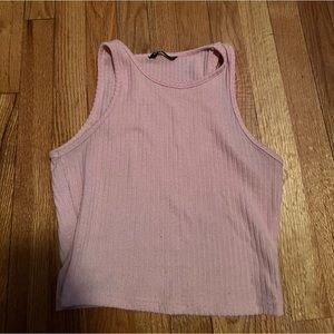 pink shein tank top